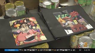 Tote bags designed by Harlem teenagers on sale at Lidl grocery store