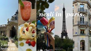 nesli in paris  48 hours in paris | sunset cruise, petit palais, cafe hopping & healing trip