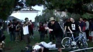 ESC LA Riot Squad Bike Jousting at Victoria Park Carson CA