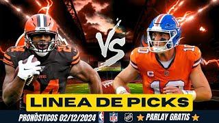 PRONOSTICOS DE NBA, NFL Y NHL 02/12/2024 PARLAY GRATIS