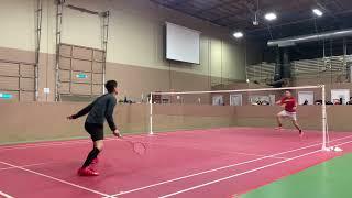 I got obliterated by badminton master