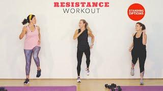 Low impact resistance workout - standing options