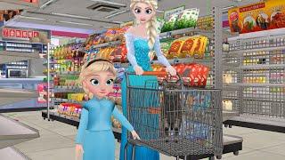 The Twin Story Season 1- Queen & Princess - Cute Pets - Cat & Dog #Elsa, #Anna, #Frozen #Shorts