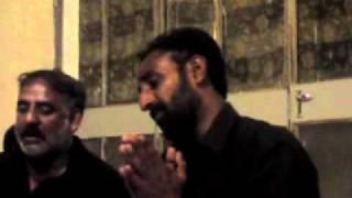 Chakwal matami Zakir Haidari reciting at a majlis in Karbala-Part 2 : 16/11/2010