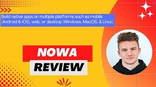 Nowa Review, Demo + Tutorial I Create stunning, high-functioning native apps in just minutes