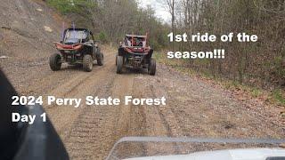 2024 Ohio Perry State forest APV trails opening weekend Day 1 | 2024 RZR Xp1000 2019 Can Am Maverick