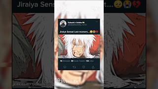 Jiraiya Sensei death  #shorts