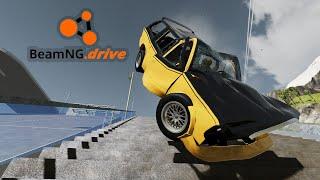 Cars Vs Stairs #3 | BeamNg Drive | GM BeamNg