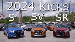 New 2024 Nissan Kicks S, SV, SR Comparison from Nissan of Cookeville