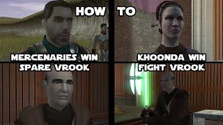 Keeping Vrook Alive + Mercenary Win & Fighting Vrook + Khoonda Win