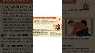Mock Drill India: 7 May, 2025 #mockdrill #drill #india #2025 #mock