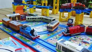 Plarail Thomas & Chuggington Train  I played with Japanese streetcars and rail maps