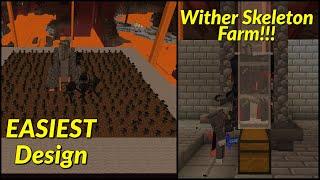 EASIEST Auto Wither Skeleton Farm Tutorial! 130+ Skulls/hr! | Best Early Game Minecraft 1.20 Farms