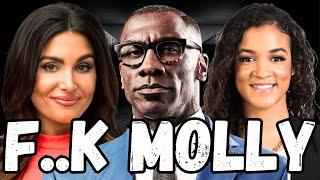 Shannon Sharpe Nearly Brings Molly Qerim To TEARS AGAIN On LIVE TV Over Caitlin Clark Drama