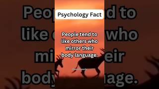 Psychology Fact - People tend to like others who mirror their body language...#shorts #shortsviral