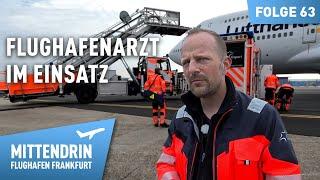 Notfall im Jumbo – Alarm für den Flughafen Notarzt | Mittendrin -  Flughafen Frankfurt 63