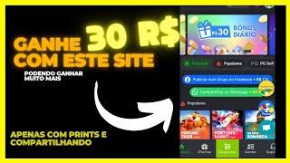 Ganhe + de 30 REAIS tirando PRINT com este site.