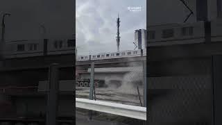 BREAKING: Shanghai’s Metro Line 11 invaded by a tower crane; no injuries reported