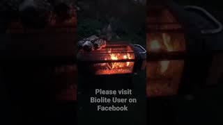 Biolite FirePit jacket potatoes with my van life friends, outdoors at its best.