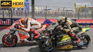 MotoGP 23 - Race at Americas GP 100% AI MotoGP Race Gameplay (4K/60FPS)