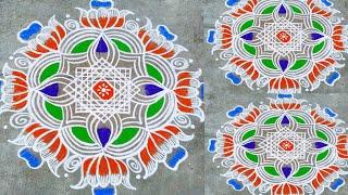 diwalirangoli#136 #padikolam #flowersrangoli #newrangolidesigns #simplerangoli #@My_rangoli77