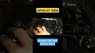 XPOD HT1000 SOUND TESTING #xpod #shortvideo #hometheater #subwoofer