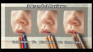 Pastel Pencil Study... Learn my skin tone technique | 3 different Brands 3 Reviews. Narrated Tips