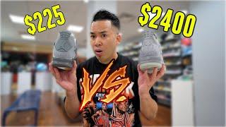 $225 VS $2,400 JORDAN 4