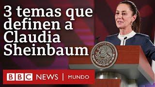 3 temas que definen a Claudia Sheinbaum, primera presidenta de México, y cómo se diferencian de AMLO