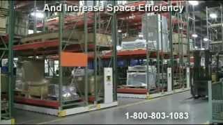 Motorized Pallet Racks | Rolling Warehouse Racking | Heavy Duty Industrial Storage