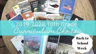 10th Grade Homeschool Curriculum Choices | 2019-2020 | Homeschooling High School | Our Blessed Life