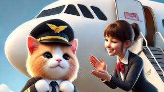 Crazy Cute Kitten Hijacks the Plane