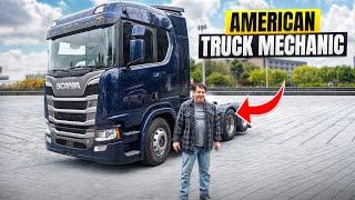 American Truck Mechanic Reacts to my Scania in USA!