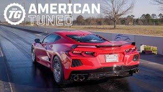 WORLD'S FASTEST C8 CORVETTE: 1,350hp+ Twin-Turbo Drag Car | Top Gear American Tuned ft. Rob Dahm