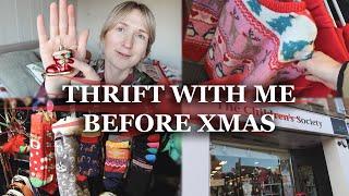 CHRISTMAS THRIFT WITH ME | CHARITY SHOPPING DURING FESTIVE SEASON | ALINA GHOST