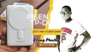 PISEN 30W TP-D080 MAGNET (MagSafe) 5800mah Portable Power Bank | 8 Months NOW | March 5th, 2025