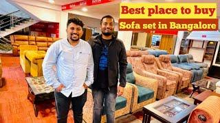 Best place to buy furniture in Bangalore | Furniture market | Kannada Vlog | Recliner Sofa for sale