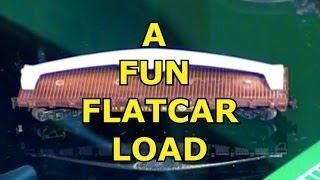 MODEL RAILROAD IDEA FUN FLATCAR LOAD WINDSHIELD WIPER ARM PART