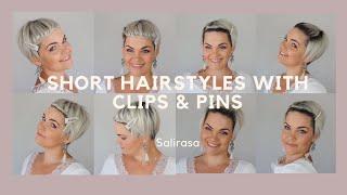 6 Easy short hair styles | How to: Pixiecut undercut Tutorial Salirasa