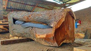 Unstoppable  fastest trembesi wood sawmill with Toyota forklift engine from America