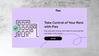 FLEX Will Pay Your ENTIRE RENT. Split RENT Payments and BOOST Your CREDIT Score Today!