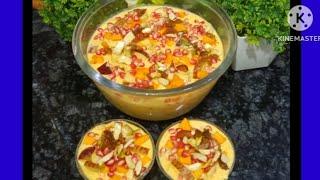 Season खत्म होने से पहले ये Mango Custurd बना ही ली आज मैने | Mango Custard Recipe  Fruit Custard