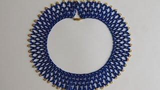 How To Make A Blue Gold Bead Necklace - DIY Style Tutorial - Guidecentral