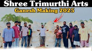 Shree Trimurthi Arts Mumbai Ganpati Making 2025 Ep1 |Ganesh Making 2025 Ghatkesar Hyderabad | IM ARK