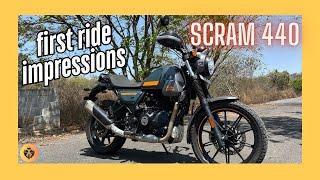 Royal Enfield SCRAM 440 | First Ride Impressions