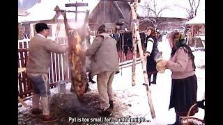 TĂIEREA ȘI POMANA PORCULUI BUCOVINA - ENGLISH SUB - Traditional ”Pig slaughter” ”Pomana” Christmas