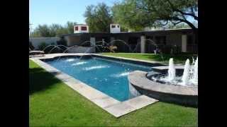 Classic greek-style pool and spa with water jets - Cimarron Circle, Tucson