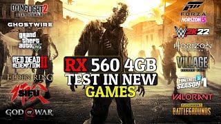 AMD Radeon RX 560 4GB Test In 20 New Games!