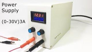 DIY Lab Bench Power Supply make using Hiland 0-30V 3A PS Kit