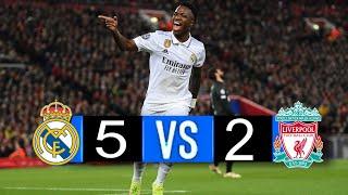 Real Madrid x Liverpool | 5-2 | extended highlights and Goals | UCL 2023